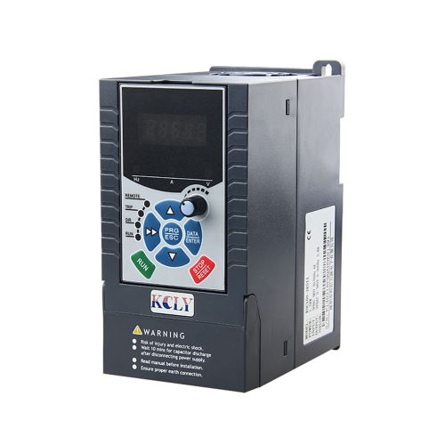 Kcly variable frequency drive inverter 0.4kw 2.3a single phase 220vac 0.5hp avr for sale