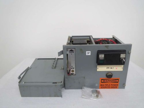 SQUARE D 8536 SDO1 STARTER SIZE2 600V 25HP DISCONNECT FUSIBLE MCC BUCKET B334211