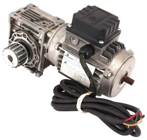 Motovario T63B-4 1/4HP 3-Phase Motor w/Lenze GSN041NHAR External Gear Box