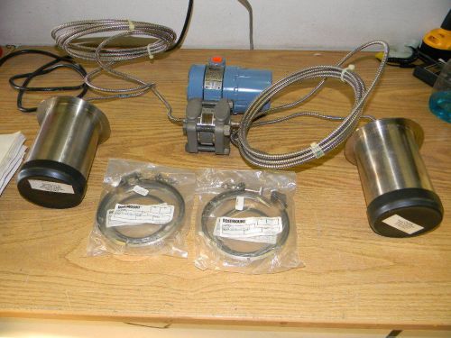 Rosemount 1151dp transmitter w 2 01199 transmitters, new w/o box, 9 wire manual for sale