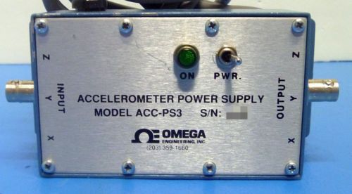 Omega Accelerometer AC Power Supply Model ACC-PS3
