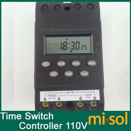 110V Timer Switch Timer Controller LCD display,program/programmable timer switch