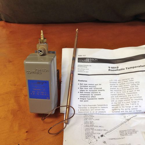 Johnson Control Temperature Control T-5210-1004 Transmitter  NEW