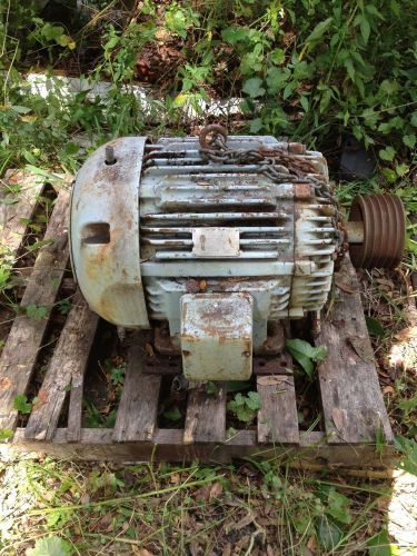 Electric motor, allace chambers 40 hp motor, runs well. for sale
