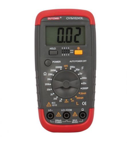 New lcd inductor/capacitor and resistor lcr meter 2nf-200uf/2mh-20h for sale