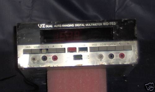 Viz Dual Auto-Ranging Digital Multimeter WD-753