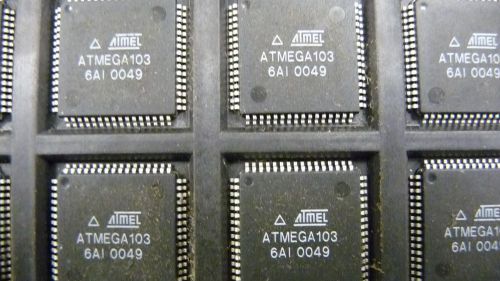 1 ATMEL  ATMEGA103-6AI 8-bit Micro 128K  In-System ProgramFlash NEW