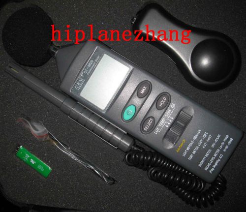 Luxmeter illuminometer sound level humidity temperature 4in1 meter test dt-8820 for sale