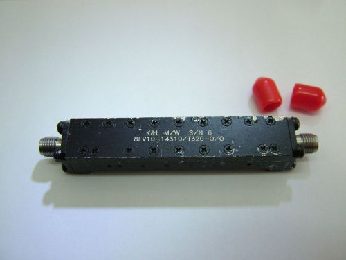 RF BANDPASS K&amp;L FILTER CF 14.3GHz BW 320MHz 8FV10-14310/T320-0