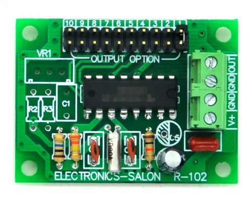 Low frequency square wave oscillator module, 2 4 8 32 64 128 256 512 1024 2048hz for sale