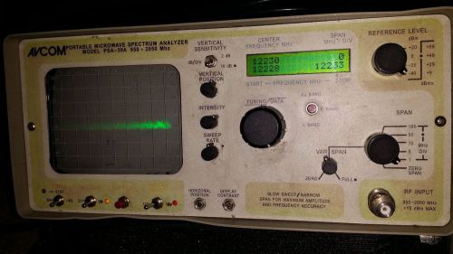 Avcom PSA-39A Spectrum Analyzer  950-2050 MHZ