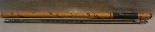 Vintage Taylor Permafused Etched-Stem Thermometer No. 21282 14&#034; 30 to 400 F