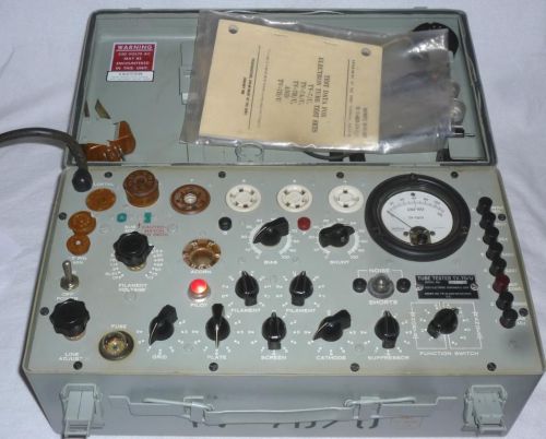 Hickok  tv-7d/u tube tester, extremely nice condition, depot overhauled / cal&#039;d for sale