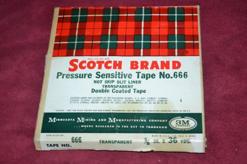 Vintage Pack of Scotch Brand Pressure Sensitive Tape #666