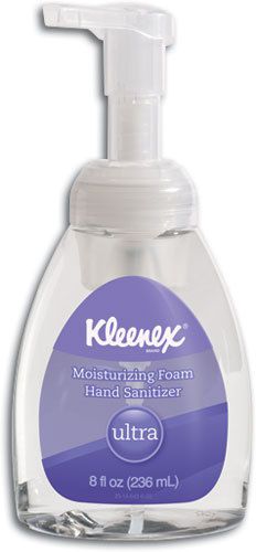 Kleenex alcohol free foam hand sanitizer case of 12 pump tops exp 5/2016 for sale
