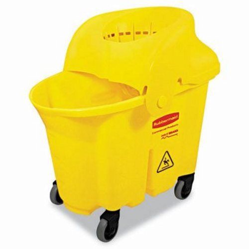 Rubbermaid WaveBrake Institutional Mop Bucket with Strainer (RCP 7590-88 YEL)