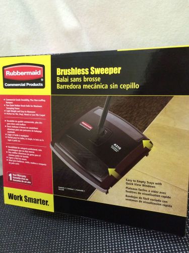New Rubbermaid Brushless Sweeper Commercial Grade Non-Scuffing