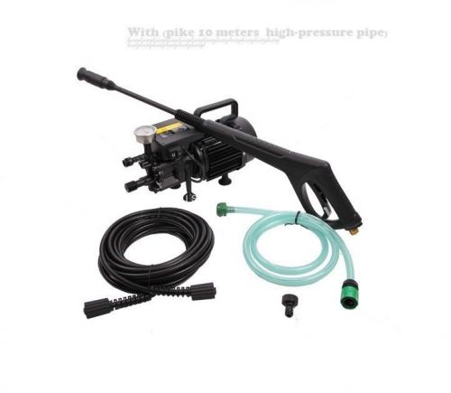 NEW AC220V  High Pressure Washer Electric Water Cleaner Pump+10M Pipe+Spray Gun