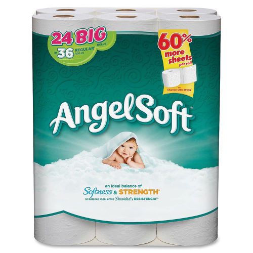 Georgia-Pacific GEP77239PK 24 Roll Angel Soft Bathroom Tissue Pack of 24