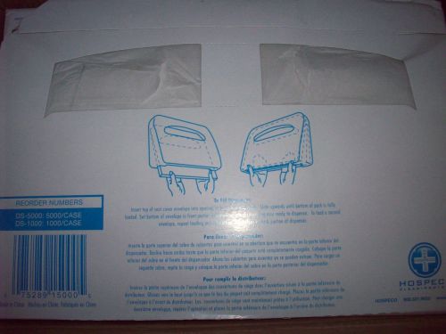 Discreet seat half-fold toilet seat covers ds5000 (20 packs of 250) for sale