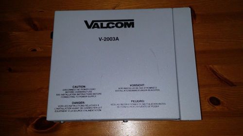 Valcom v-2003a 2003 three zone paging control 1 way page for sale