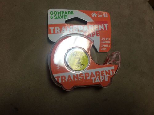 1300 INCH X 3/4 &#034; TRANSPARENT TAPE  NEW IN PACK