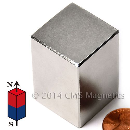 Neodymium Magnet N42 1&#034;X1&#034;X1.5&#034; NdFeB Rare Earth 20 PC