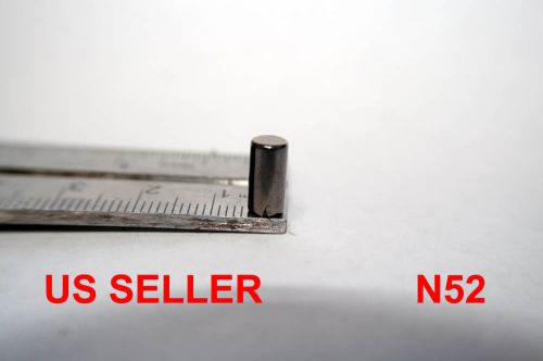 x2 N52 BLACK Nickel Plate 5x10mm Strongest Neodymium Rare-Earth Cylinder Magnets