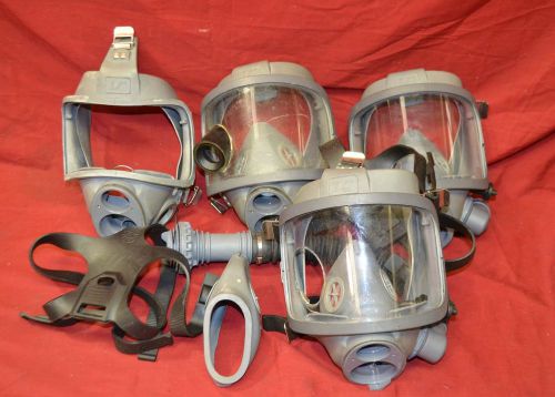 Lot of Interspiro Spiromatic SCBA Face Masks and Parts   U