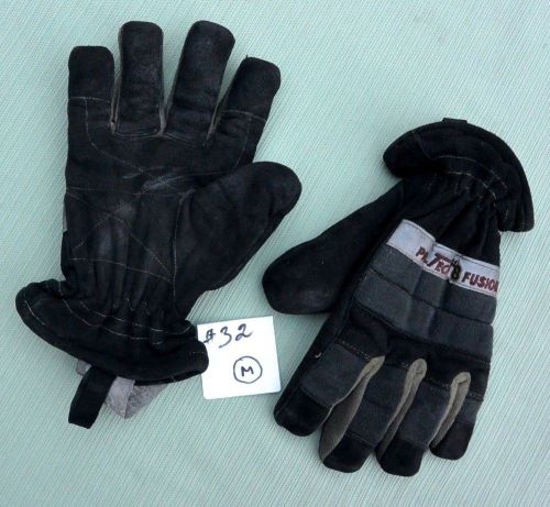 Pro-tech 8 fusion firefighter gloves size large #32 for sale