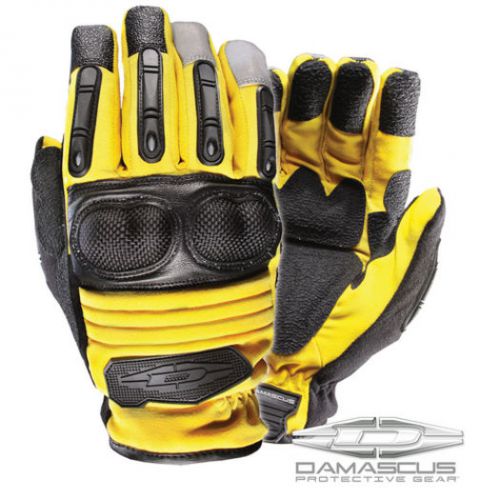 Damascus d90xyxlg men&#039;s yellow d90x rescue gloves w/ hard knuckles -size xl for sale