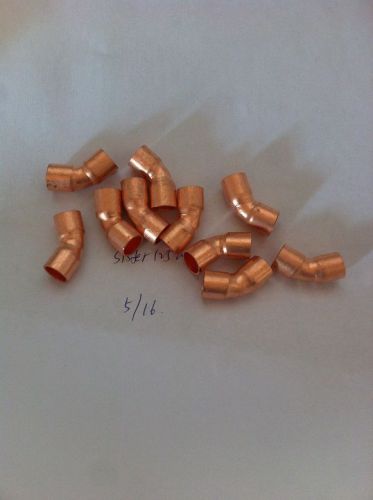 10PCS 5/16&#034;  45° COPPER ELBOW C X C NSF International/ CRN approved