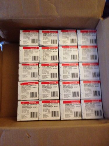 (20) Honeywell T4398B1029 Premier White  Electric Heat Thermostats Positive Off