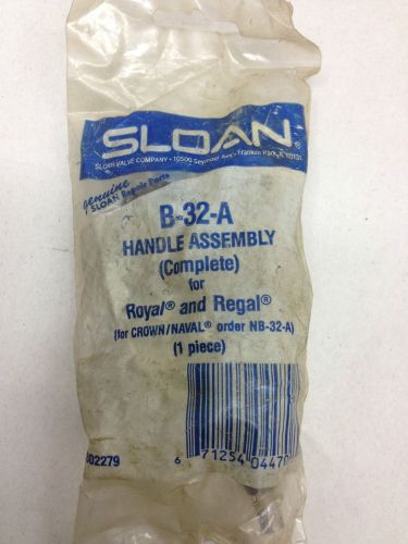 Sloan handle assembly b-32-a for royal and regal urinals for sale