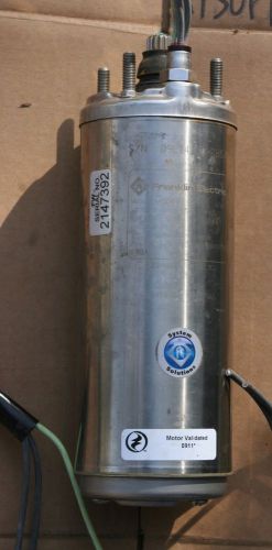 Franklin Electric 2445049004 Super Stainless Water Well Motor 4&#034; .5HP 115V 2-Wir