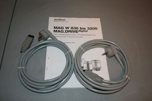 Leybold, Oerlikon Mag Drive Turbo Pump Controller Power Cable, Mag Drive