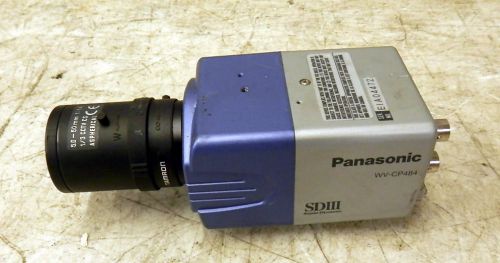 Panasonic WV-CP484 SDIII CCTV 540TVL 5.0-50mm Surveillance Security Color Camera