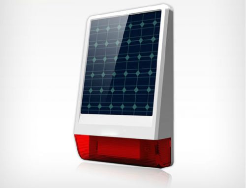 Wireless Waterproof Outdoor Strobe Solar Power Siren Alarm LED flashing 130dB