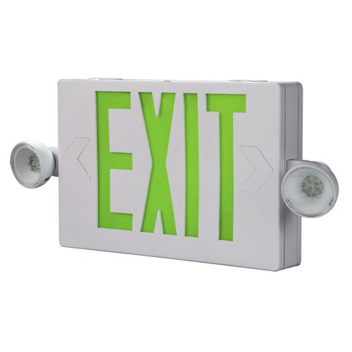 Cooper lighting all pro exit light green for sale