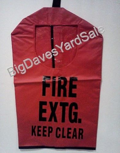 (10 w/2 free covers) fire extinguisher covers (with window) for 10 to 20lb extg. for sale