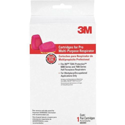 3M 60923HB1-C Respirator Replacement Cartridges-PRO RESP REPL CARTRIDGE