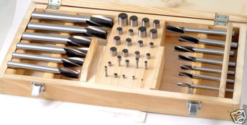 1/4-1&#034; 40 PIECE HSS STRAIGHT SHANK COUNTERBORE SET