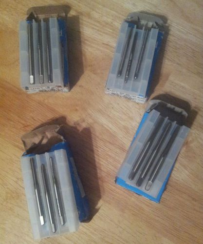 4 GREENFIELD  TAP SETs FOR HAND DIE tap plug &amp; bottom New Made in USA