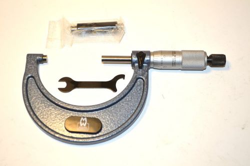 Nos moore &amp; wright uk 19663 2-3 .001&#034; grad carbide faces outside micrometer 044a for sale