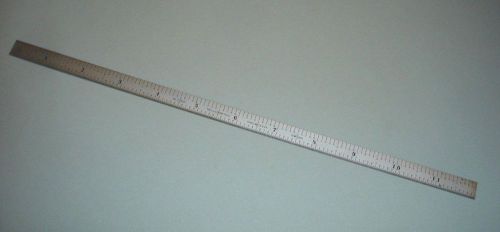 Starrett rule ruler c305r-12 12&#034; tempered flexible steel satin ex for sale