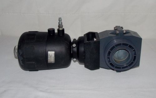 Burkert 2/2 Way Ball Valve w Pneumatic Rotary Actuator 2658 A