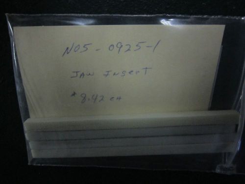 Shanklin wrapper jaw insert pt# n05-0925-1 for sale