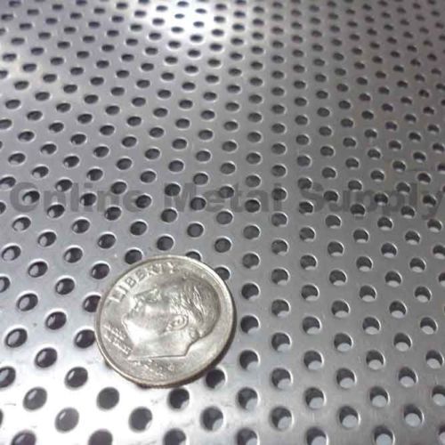 316 stainless steel perforated sheet .030&#034; x 36&#034; x 48&#034; - 3/32 holes for sale