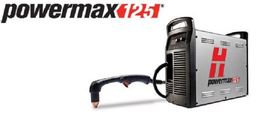 Hypertherm powermax 125 plasma cutter  059536  480v/3ph 25&#039; hand torch, cpc port for sale