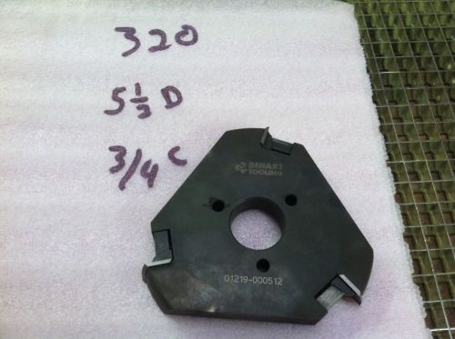 1-1/4 b 3/4&#034; cut 5.5 dia 320 Shaper cutter ease in cove concave Carbide insert